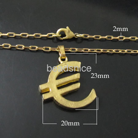 Brass necklace china,
